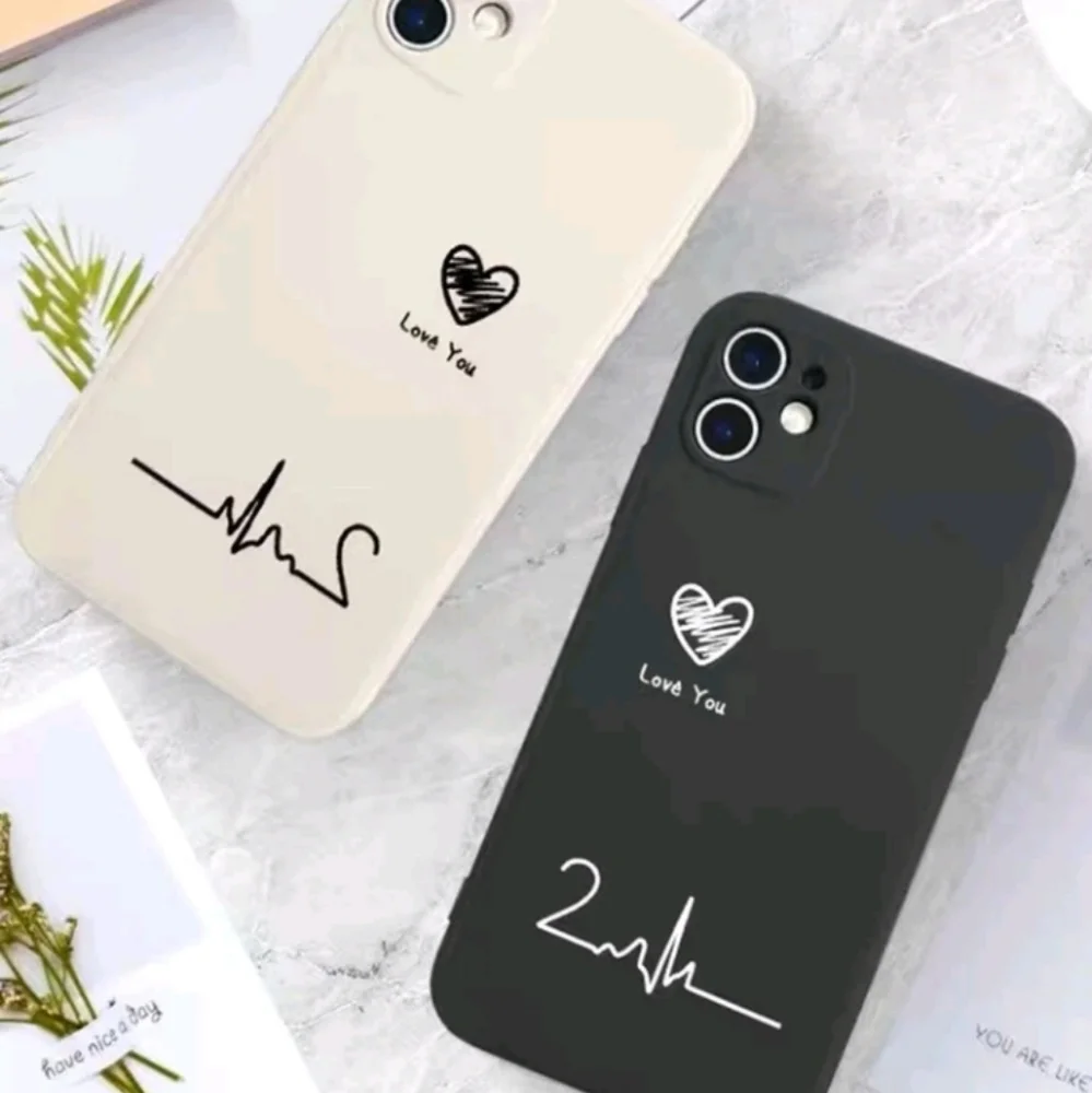 Matching Heart Pattern iPhone 13 Cases